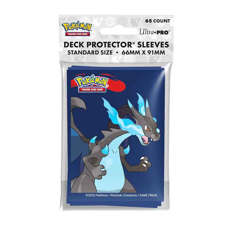 Pokémon: Mega Charizard X 65ct Deck Protectors Sleeves