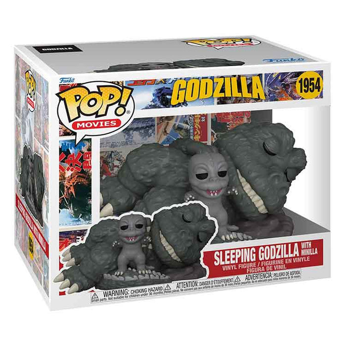 Funko Godzilla Super Sized POP! Movies Vinyl Figure Sleeping Godzilla with Minilla