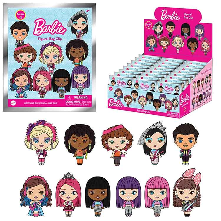 Barbie Series 4 3D Foam Bag Clip