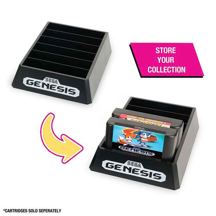 Console Heroes Sega Genesis Supervillain Boss Bundle Playset with Cartridge Storage Tray