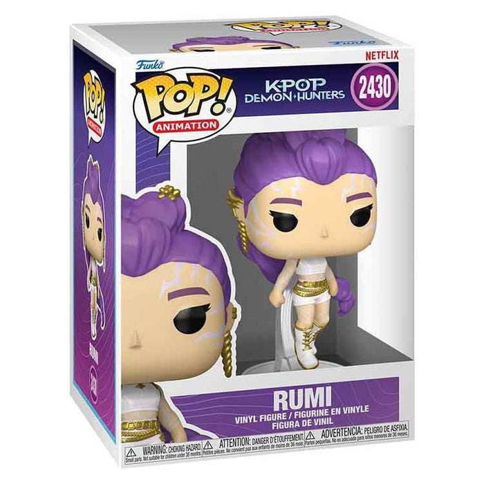 Funko KPop Demon Hunters POP! Animation Vinyl Figures Rumi (Glow)