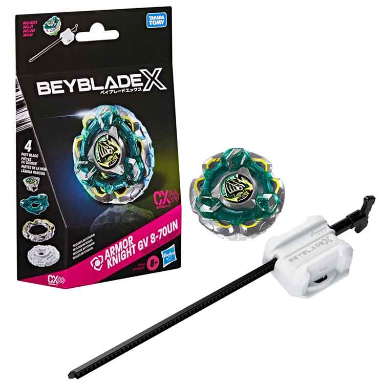 Beyblade X Armor Knight GV 8-70UN CX Infinity Starter Pack Set