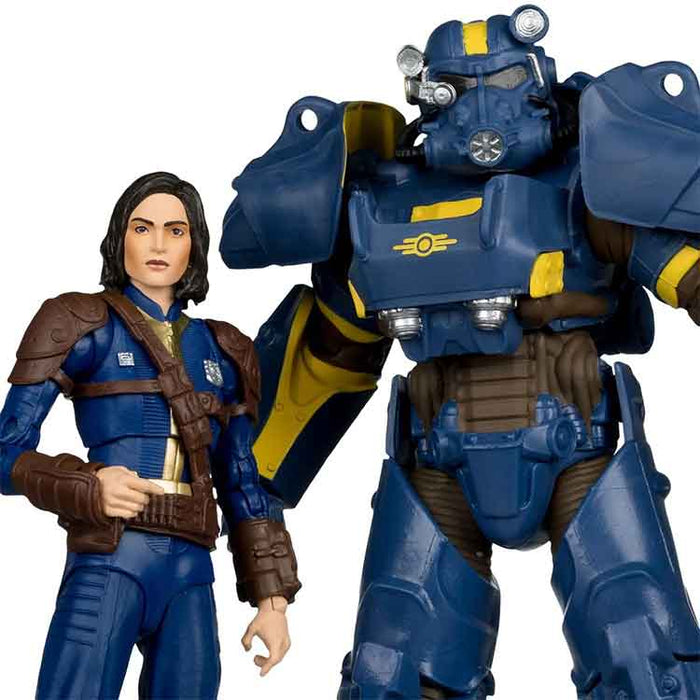 Fallout 4 T-60 Vault Tec and Sole Survivor 7-Inch Scale Action Figure 2-Pack - Exclusive