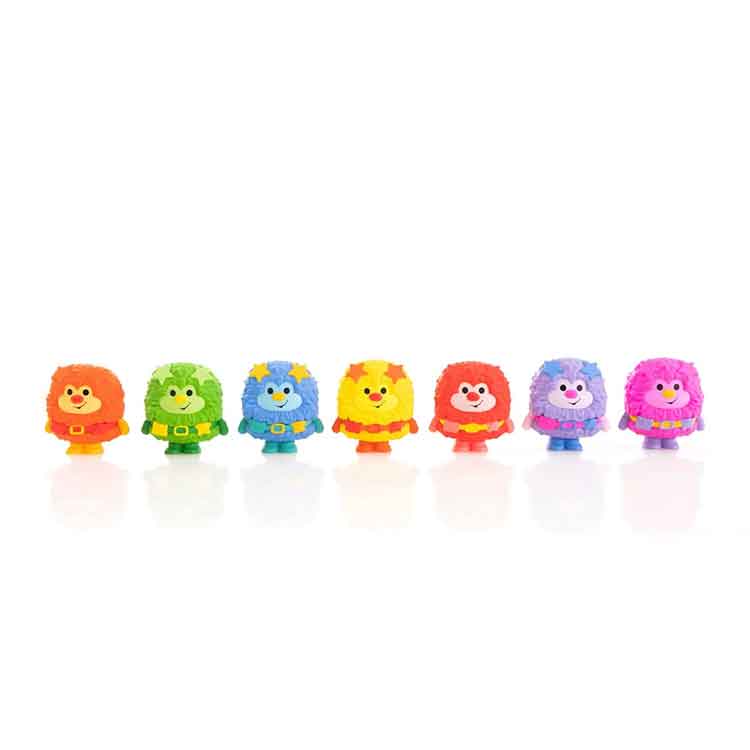 Rainbow Brite CheeBee Colour Sprites 1 1/2-Inch Mini-Figure 7-Pack Collector Set - SDCC 2024 Exclusive