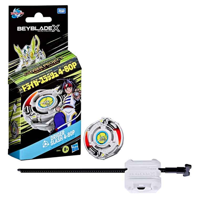 Home Beyblade X X-Over Project Driger Slash 4-80P Starter Pack Set
