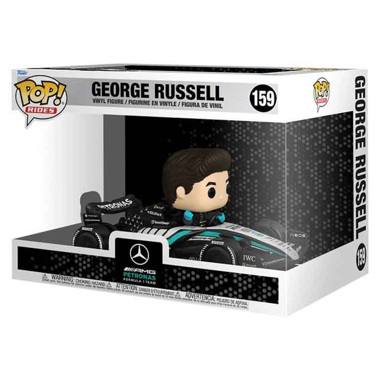 Funko Formula 1 POP! Rides Super Deluxe Vinyl Figure Mercedes Benz - George Russell