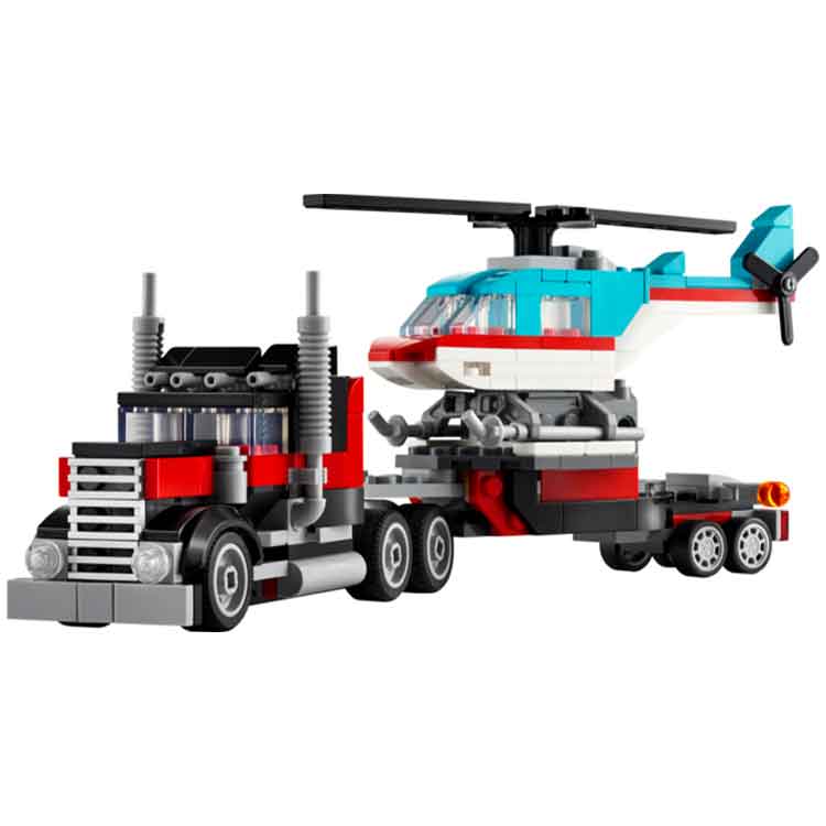 LEGO 31146 Flatbed Truck with Helicopter