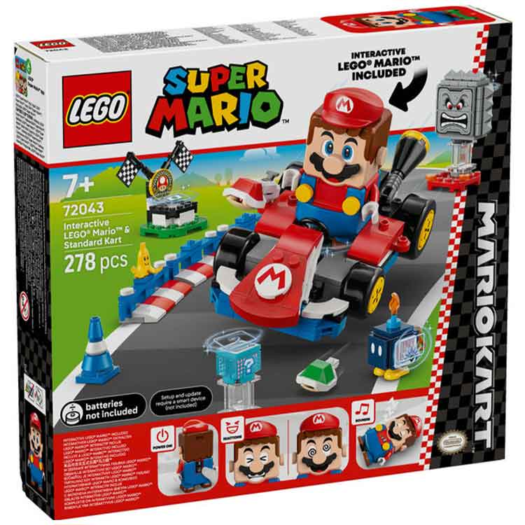 LEGO 72043 Mario Kart™ – Interactive LEGO Mario & Standard Cart