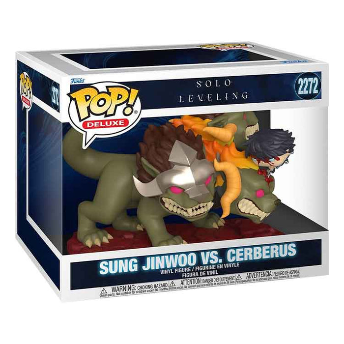 Funko Solo Leveling POP! Deluxe Vinyl Figure Jinwoo Vs Cerberus