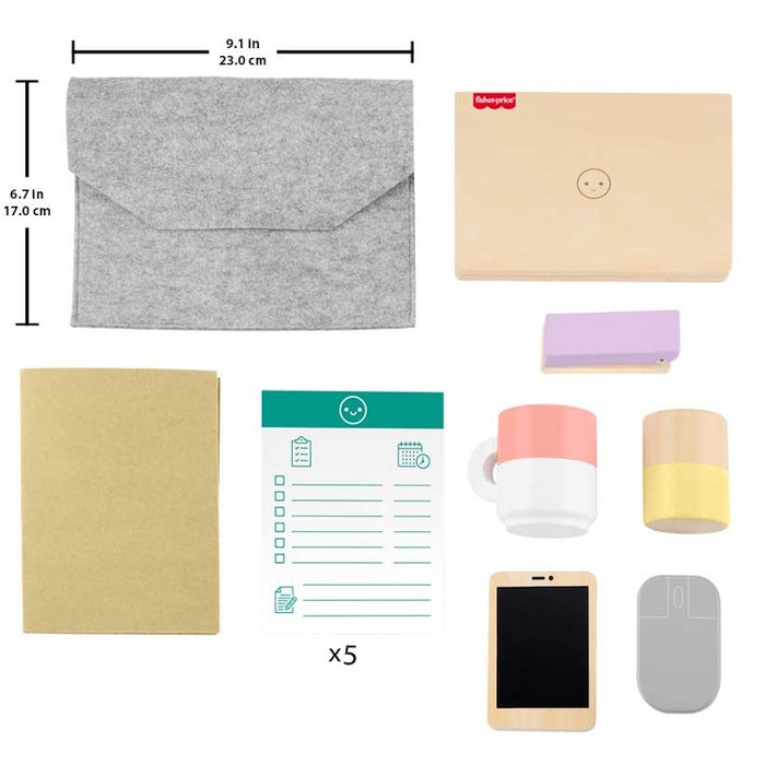 Fisher Price Wooden Work From Home Set