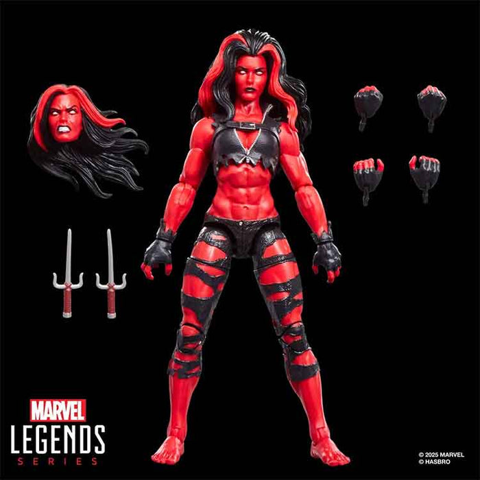 Marvel Legends Series Red She-Hulk 6-Inch Action Figure
