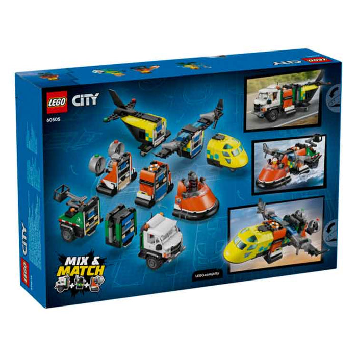 LEGO 60505 Airplane, Service Truck & Hovercraft Remix