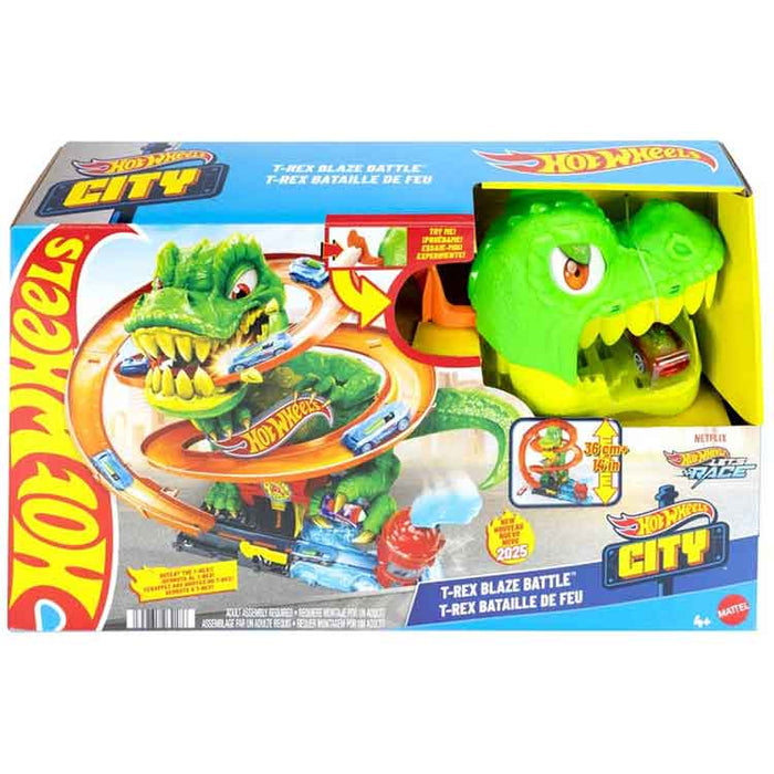 Hot Wheels City T-Rex Fire Station