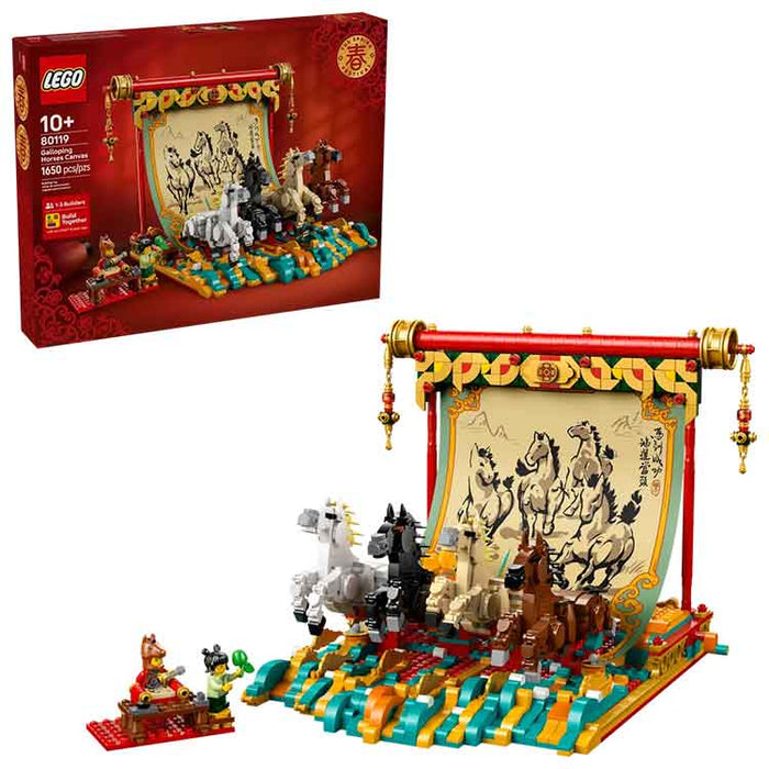 LEGO 80119 Galloping Horses Canvas