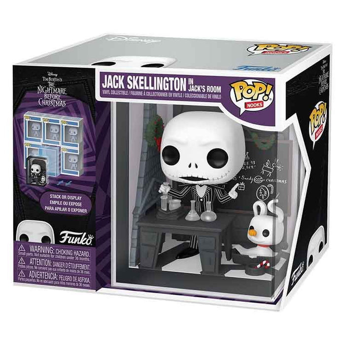 Funko Nightmare Before Christmas POP! Nooks Vinyl Figure Jack Skellington's Room