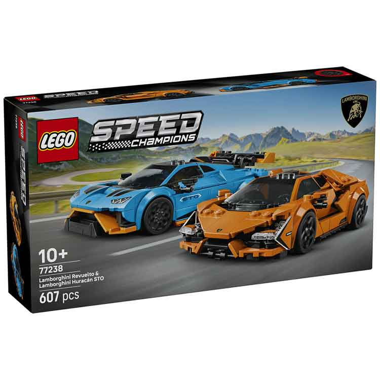 LEGO 77238 Lamborghini Revuelto & Huracán STO