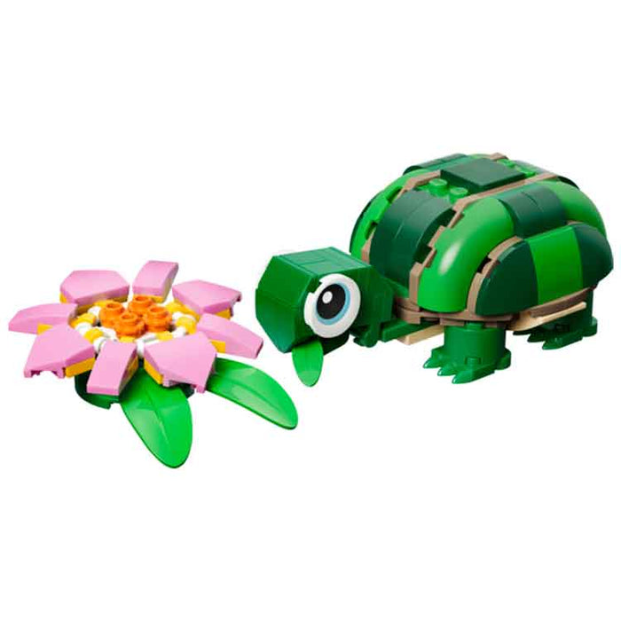 LEGO 31377 Turtle with a Water Lily Flower