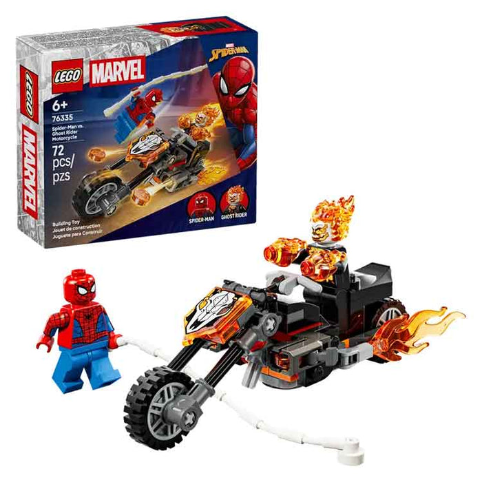 LEGO 76335 Spider-Man vs. Ghost Rider Motorcycle