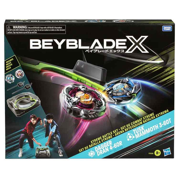 Beyblade X Xtreme Battle Set with Beystadium Arena featuring X-Celerator Rail