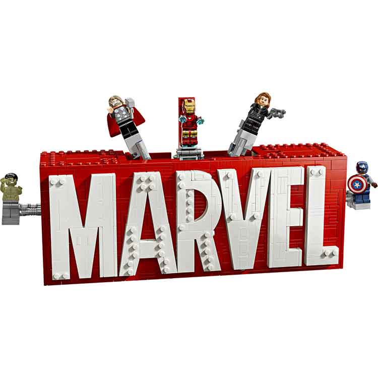 LEGO 76313 MARVEL Logo & Minifigures