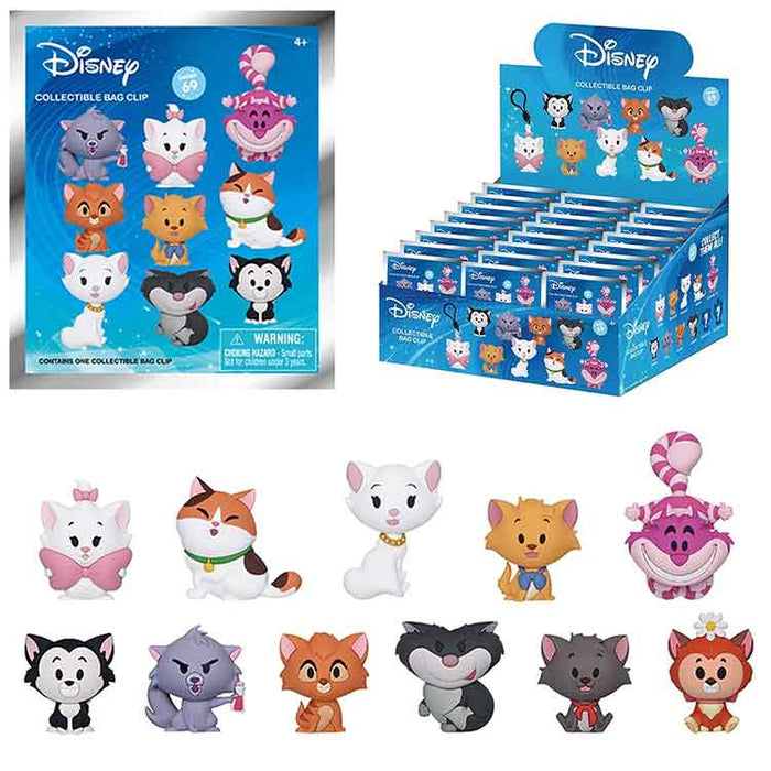 Disney Cats Series 69 3D Foam Bag Clip