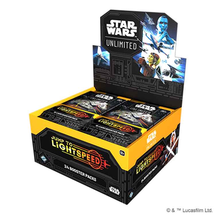 Star Wars: Unlimited Jump to Lightspeed Booster Display
