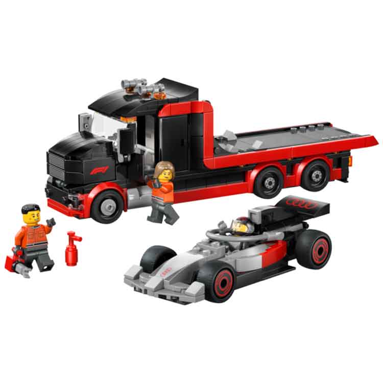 LEGO 60493 F1 Display Truck with Audi F1 Race Car