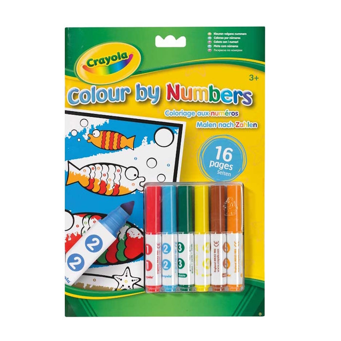 Crayola Colour by Numbers With Markers
