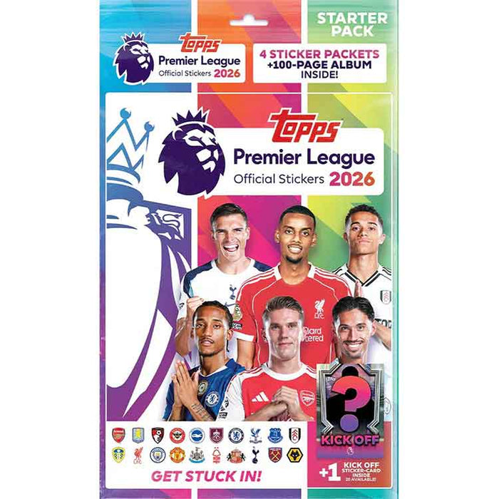 Topps Premier League 2026 Stickers Starter Pack