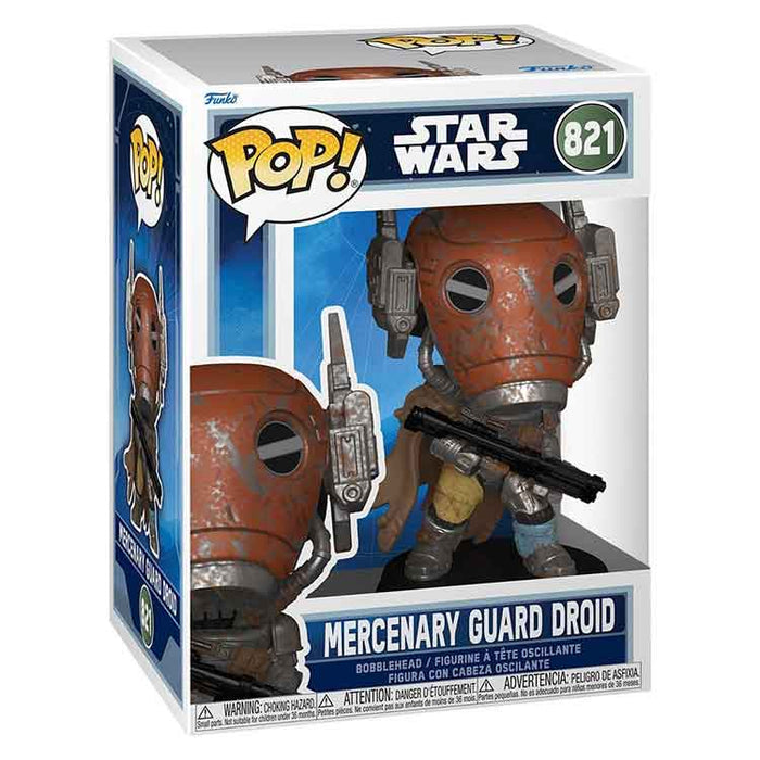Funko Star Wars: The Mandalorian and Grogu POP! Vinyl Bobblehead Figure Mercenary Guard Droid