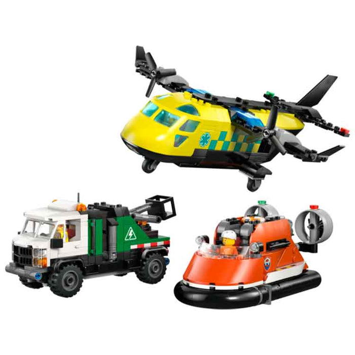 LEGO 60505 Airplane, Service Truck & Hovercraft Remix
