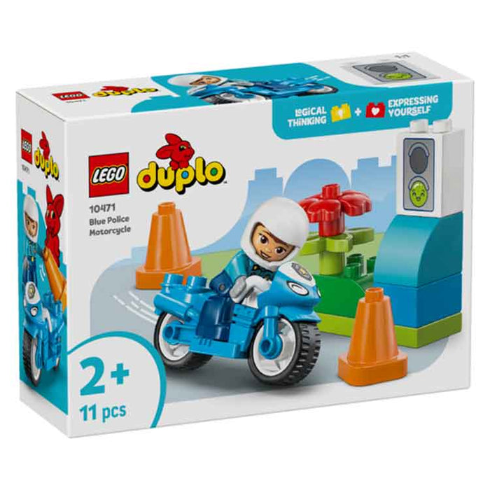 LEGO 10471 Blue Police Motorcycle