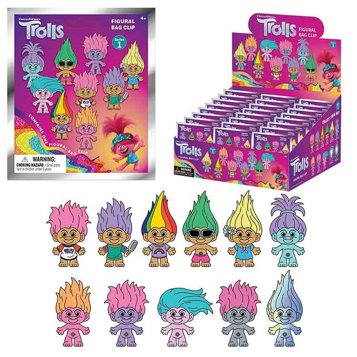 Trolls Good Luck Trolls 3D Foam Bag Clip