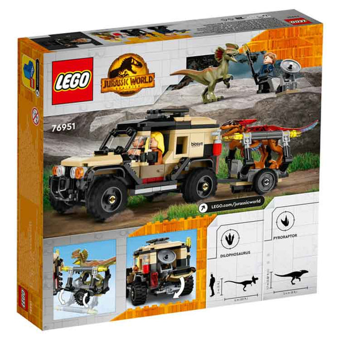 LEGO 76951 Pyroraptor & Dilophosaurus Transport