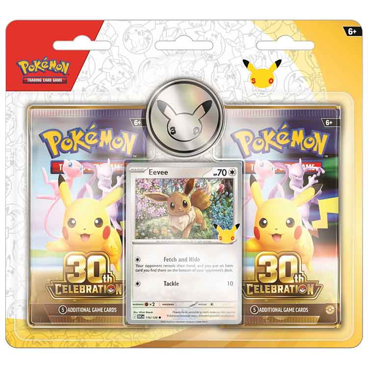 Pokémon TCG: 2 pack Blister - 30th Celebration