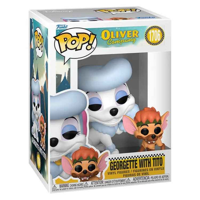 Funko Oliver & Co. POP & Buddy Vinyl Figure Georgette With Tito