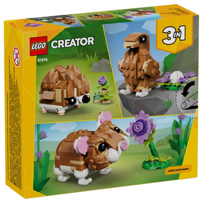 LEGO 31376 Cute Hamster with a Flower