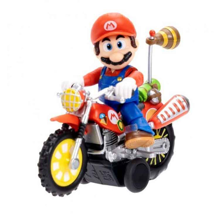Super Mario Galaxy Movie 2.5-inch Mario Figure with Motorcycle
