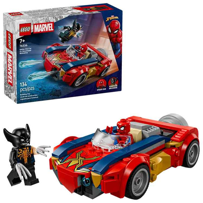 LEGO 76336 Spider-Man Car vs. Venomized Wolverine