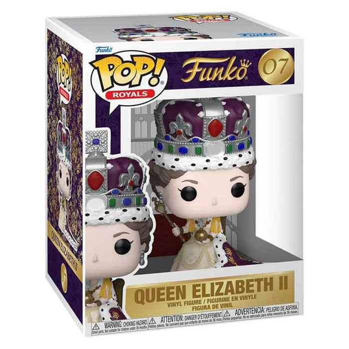 Funko Queen Elizabeth II POP! Premium Vinyl Figure 100th- Queen Elizabeth II (Coronation)