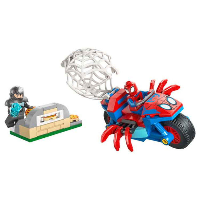LEGO 11206 Spidey on his Motorcycle vs Rhino