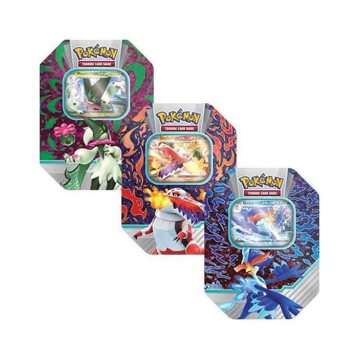 Pokémon TCG: Paldea Partners Tins - Meowscarasda/Skeledirge/Quaquaval