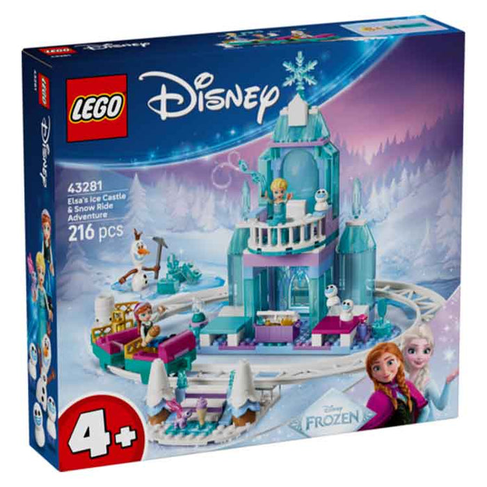 LEGO 43281 Elsa's Ice Castle & Snow Ride Adventure