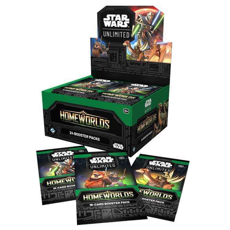 Star Wars: Unlimited - Homeworlds Booster Display