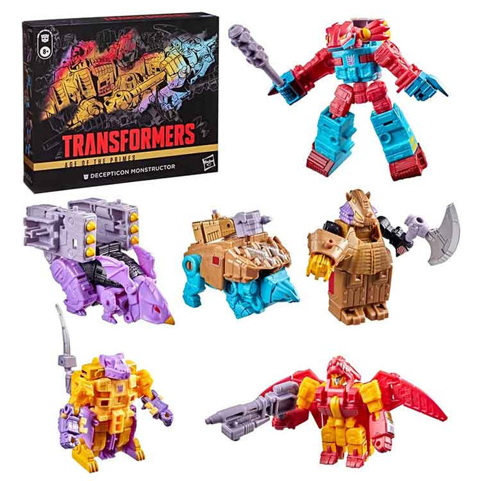 Transformers Age of the Primes Decepticon Monstructor Combiner Figure Set