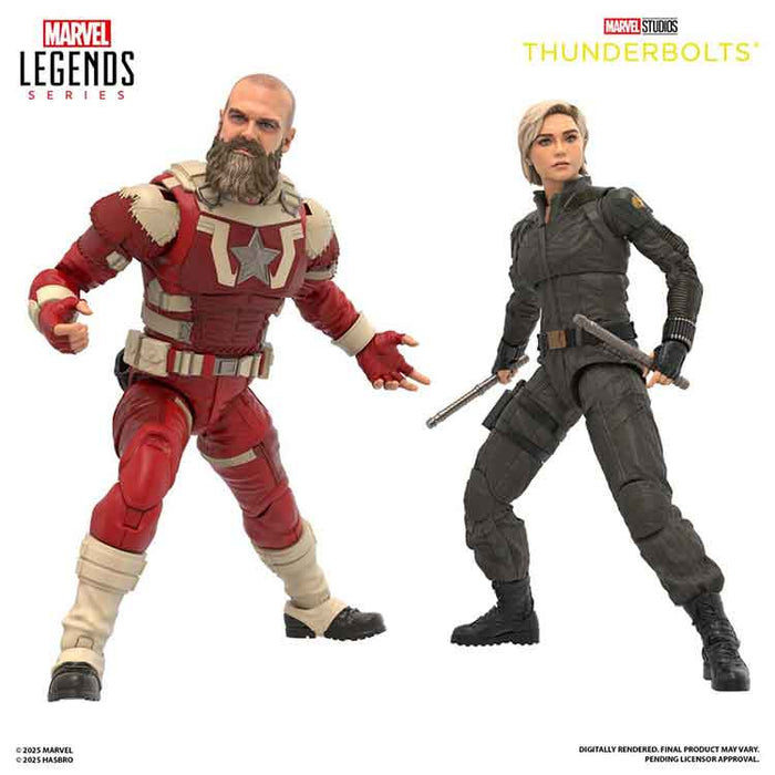 Thunderbolts Marvel Legends Action Figure 2-Pack Yelena Belova & Red Guardian