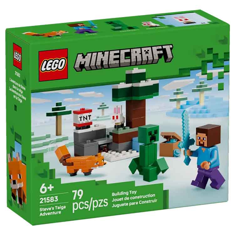 LEGO 21583 Steve's Taiga Adventure