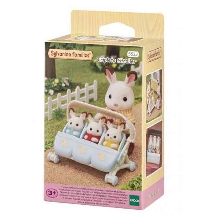 Sylvanian Families Triplets Stroller