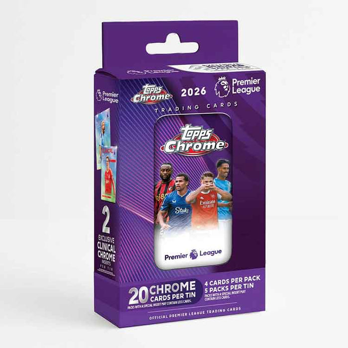 Topps Chrome Premier League Tin 2026