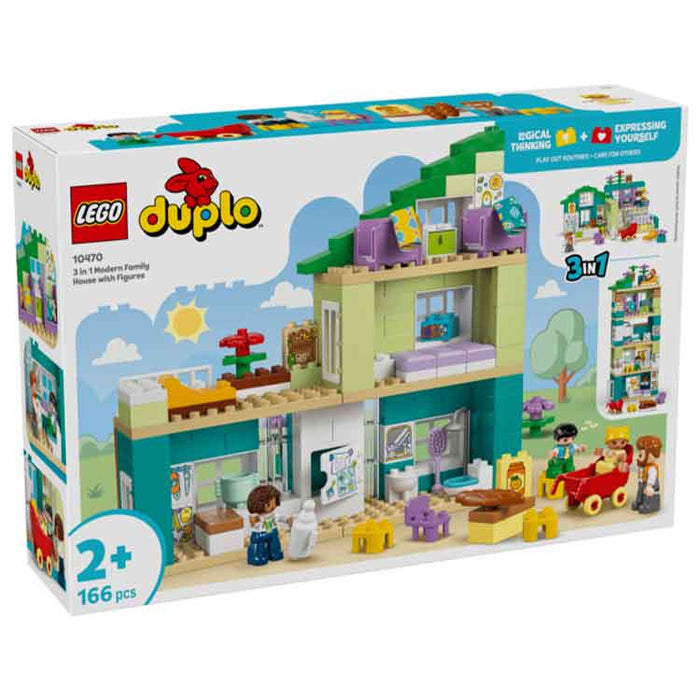 LEGO 10470 3 in 1 Modern Family House with Figures
